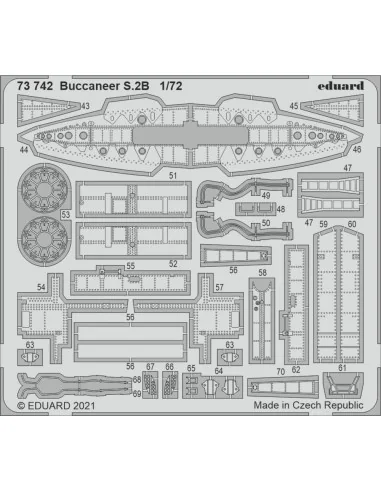 Buccaneer S.2B 1/72 for AIRFIX, 1/72 - Eduard Accessories 73742