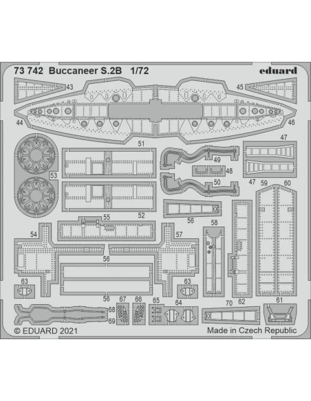 Buccaneer S.2B 1/72 for AIRFIX, 1/72 - Eduard Accessories 73742