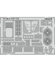 F-111F 1/72 for HASEGAWA / HOBBY 2000, 1/72 - Eduard Accessories 73745