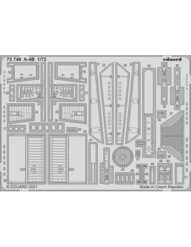 A-4B 1/72 for FUJIMI / HOBBY 2000, 1/72 - Eduard Accessories 73746