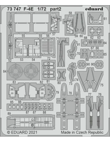 F-4E 1/72 for FINE MOLDS, 1/72 - Eduard Accessories 73747