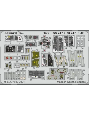 F-4E 1/72 for FINE MOLDS, 1/72 - Eduard Accessories 73747
