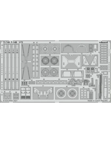 F-14B 1/72 for GREAT WALL HOBBY, 1/72 - Eduard Accessories 73749
