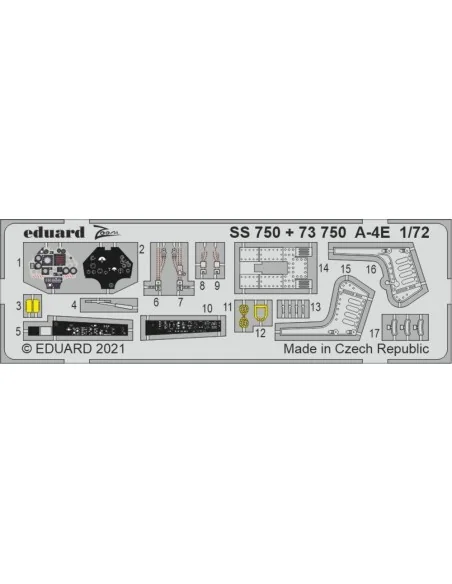 [NO_DESC] A-4E 1/72 for FUJIMI / HOBBY 2000, 1/72 - Eduard Accessor...