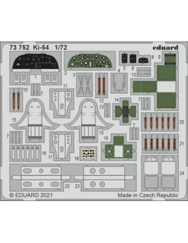 [NO_DESC] Ki-54 for SPECIAL HOBBY, 1/72 - Eduard Accessories 73752