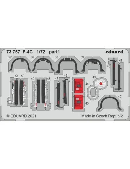 F-4C, for FINE MOLDS, 1/72 - Eduard Accessories 73757