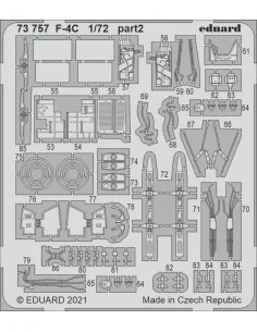 F-4C, for FINE MOLDS, 1/72 - Eduard Accessories 73757 2