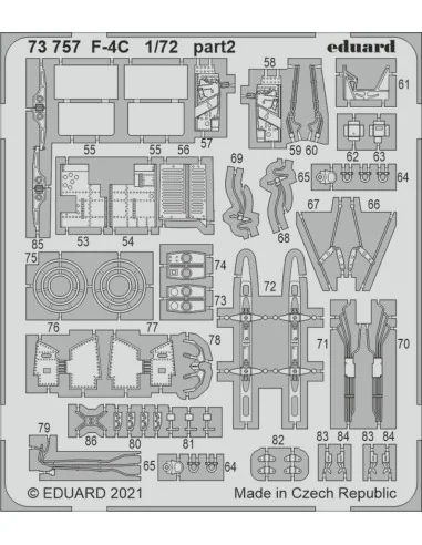 F-4C, for FINE MOLDS, 1/72 - Eduard Accessories 73757