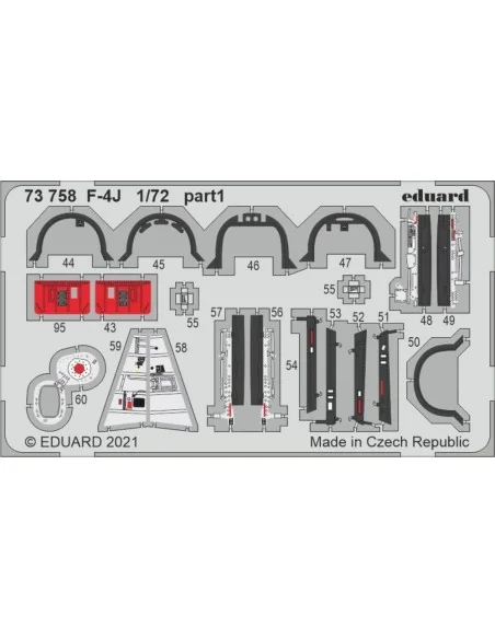 F-4J, for FINE MOLDS, 1/72 - Eduard Accessories 73758