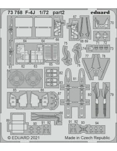 F-4J, for FINE MOLDS, 1/72 - Eduard Accessories 73758 2