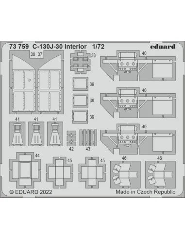 [NO_DESC] C-130J-30 interior for ZVEZDA, 1/72 - Eduard Accessories ...