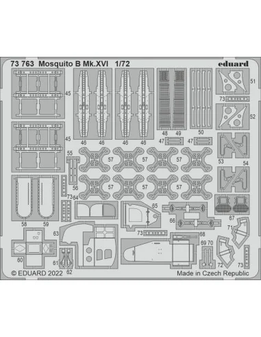 Mosquito B Mk.XVI for AIRFIX, 1/72 - Eduard Accessories 73763