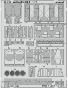 Wellington Mk.II for AIRFIX, 1/72 - Eduard Accessories 73766