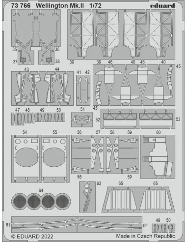 [NO_DESC] Wellington Mk.II for AIRFIX, 1/72 - Eduard Accessories 73766