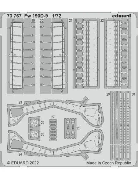 [NO_DESC] Fw 190D-9 for IBG, 1/72 - Eduard Accessories 73767