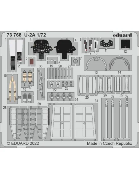U-2A for HOBBY BOSS, 1/72 - Eduard Accessories 73768