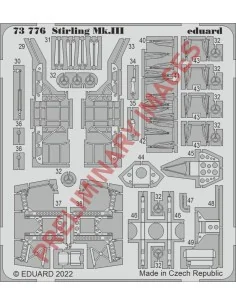 Stirling Mk.III, 1/72 - Eduard Accessories 73776
