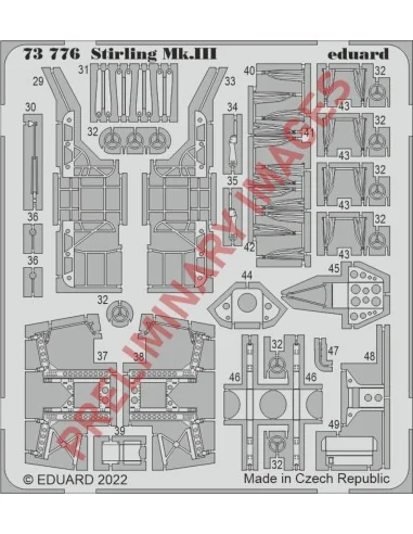 Stirling Mk.III, 1/72 - Eduard Accessories 73776
