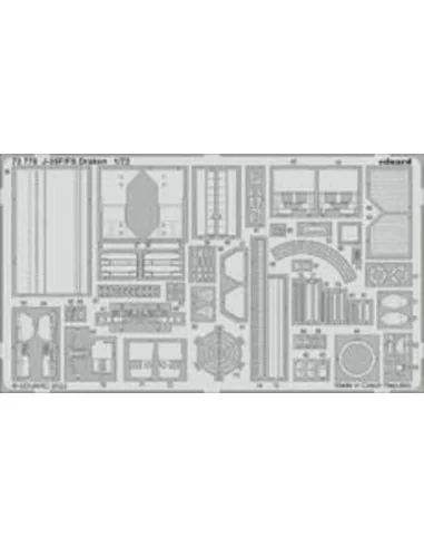 J-35F/FS Draken, 1/72 - Eduard Accessories 73778