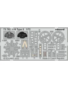 I-16 Type 5 for CLEAR PROP, 1/72 - Eduard Accessories 73782