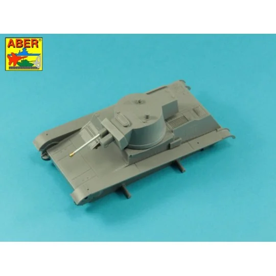 37 mm Bofors wz.37 barrel for Polish 7TP tank, 1/35 - Aber Models 3...