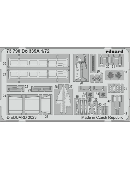 [NO_DESC] Do 335A for HOBBY 2000 / DRAGON, 1/72 - Eduard Accessorie...