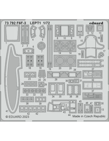 F6F-3 1/72 for EDUARD, 1/72 - Eduard Accessories 73792