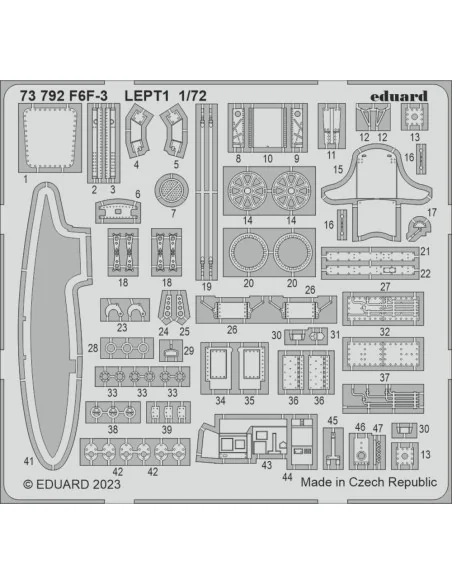 [NO_DESC] F6F-3 1/72 for EDUARD, 1/72 - Eduard Accessories 73792