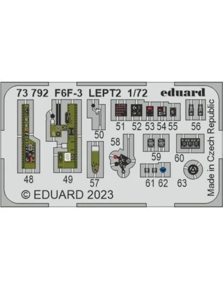 F6F-3 1/72 for EDUARD, 1/72 - Eduard Accessories 73792