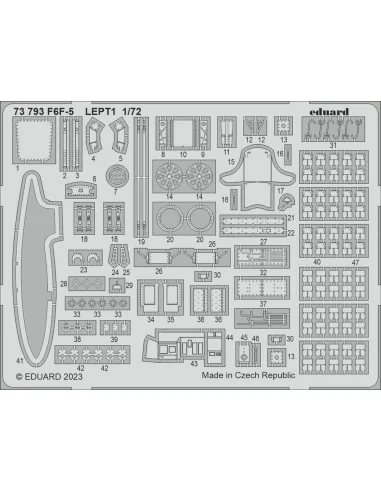 F6F-5 1/72 for EDUARD, 1/72 - Eduard Accessories 73793