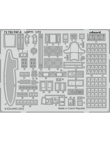F6F-5 1/72 for EDUARD, 1/72 - Eduard Accessories 73793