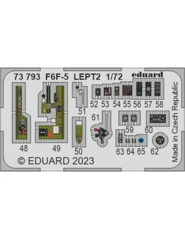 F6F-5 1/72 for EDUARD, 1/72 - Eduard Accessories 73793