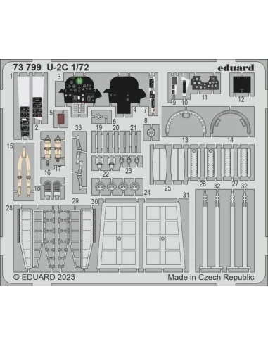 U-2C 1/72 HOBBY BOSS, 1/72 - Eduard Accessories 73799