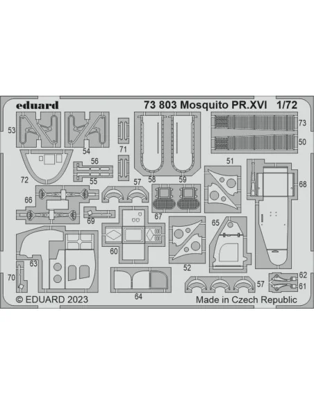 [NO_DESC] Mosquito PR.XVI 1/72 AIRFIX, 1/72 - Eduard Accessories 73803