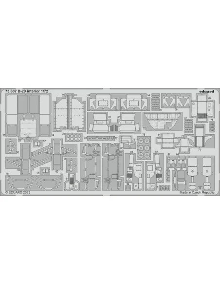 [NO_DESC] B-29 interior 1/72 HOBBY 2000 / ACADEMY, 1/72 - Eduard Ac...