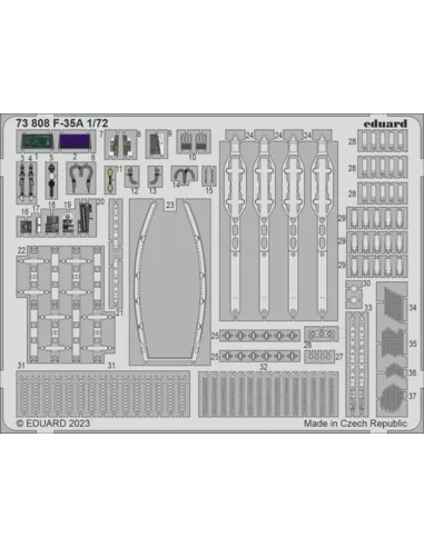 F-35A 1/72 TAMIYA, 1/72 - Eduard Accessories 73808