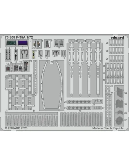 F-35A 1/72 TAMIYA, 1/72 - Eduard Accessories 73808