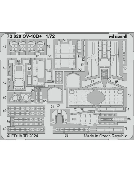 [NO_DESC] OV-10D+ 1/72 ICM, 1/72 - Eduard Accessories 73820
