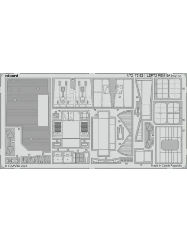 PBM-5A interior 1/72 ACADEMY, 1/72 - Eduard Accessories 73821