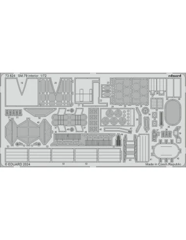 SM.79 interior ITALERI, 1/72 - Eduard Accessories 73824