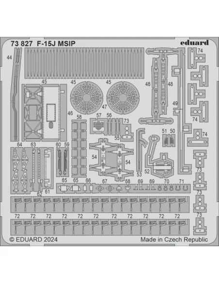 F-15J MSIP, 1/72 - Eduard Accessories 73827