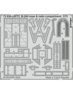 [NO_DESC] B-24H nose & radio compartment, 1/72 - Eduard Accessories...