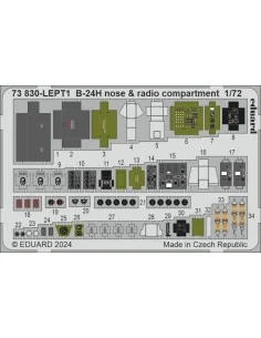 B-24H nose & radio compartment, 1/72 - Eduard Accessories 73830 2