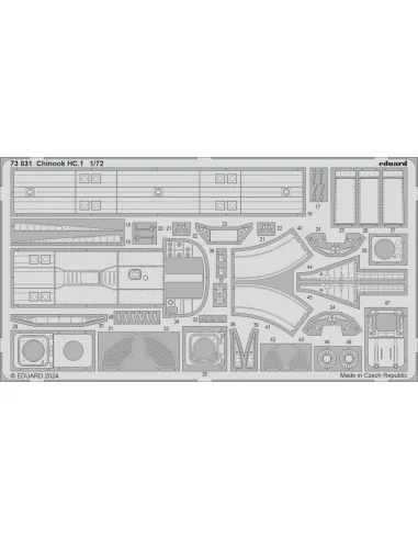 Chinook HC.1 AIRFIX, 1/72 - Eduard Accessories 73831