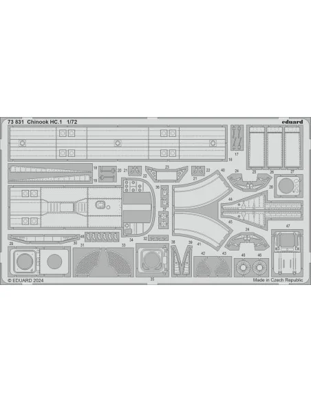 Chinook HC.1 AIRFIX, 1/72 - Eduard Accessories 73831