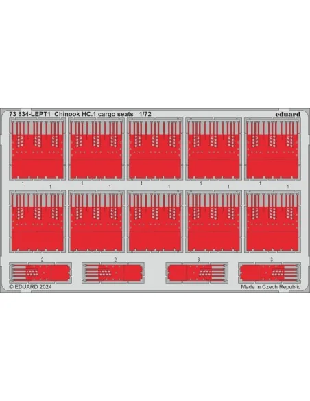 Chinook HC.1 cargo seats AIRFIX, 1/72 - Eduard Accessories 73834