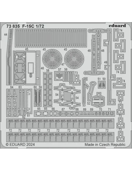 F-15C, 1/72 - Eduard Accessories 73835
