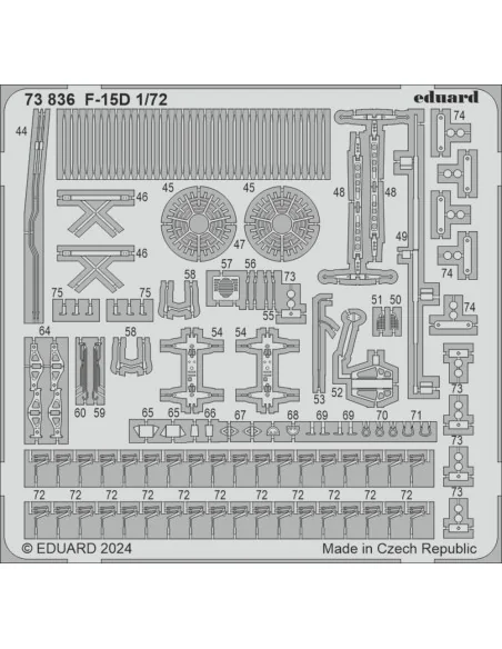 F-15D, 1/72 - Eduard Accessories 73836