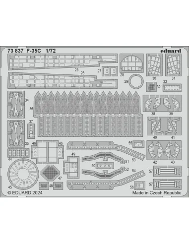 [NO_DESC] F-35C, 1/72 - Eduard Accessories 73837
