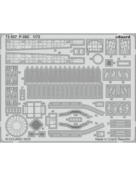 F-35C, 1/72 - Eduard Accessories 73837
